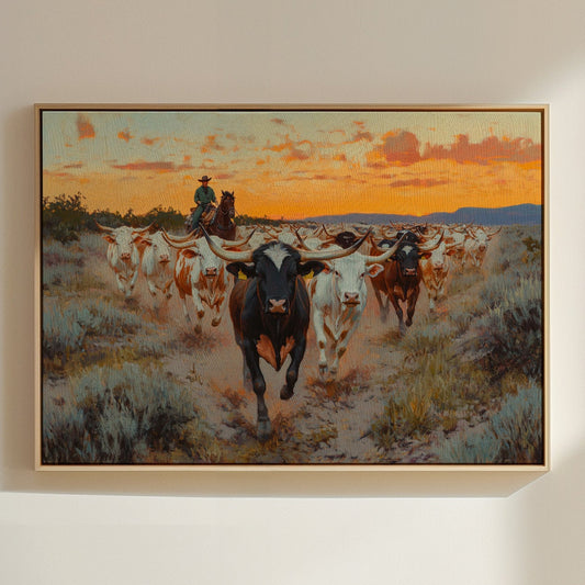 Longhorn Drive at Sunset