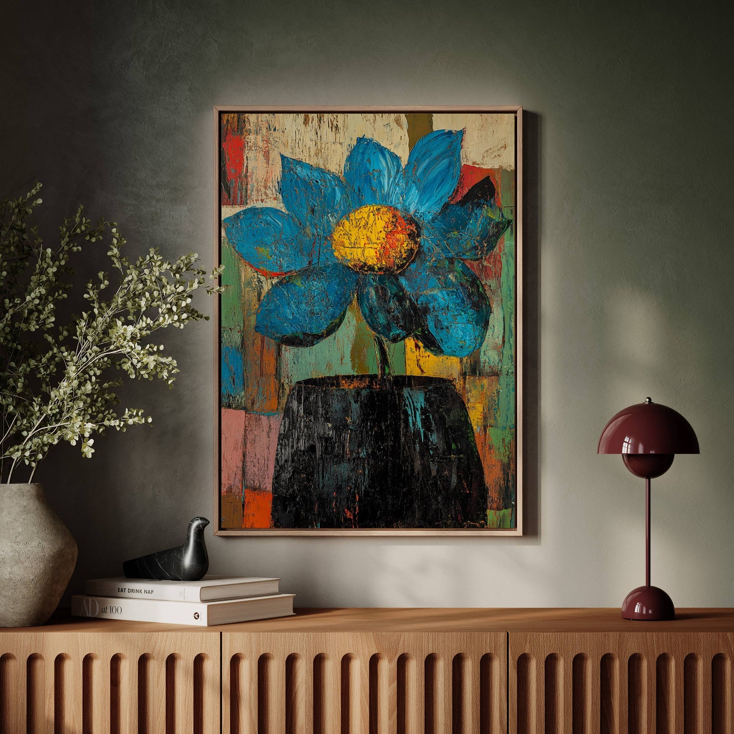 Blue Petals Paint Their Story