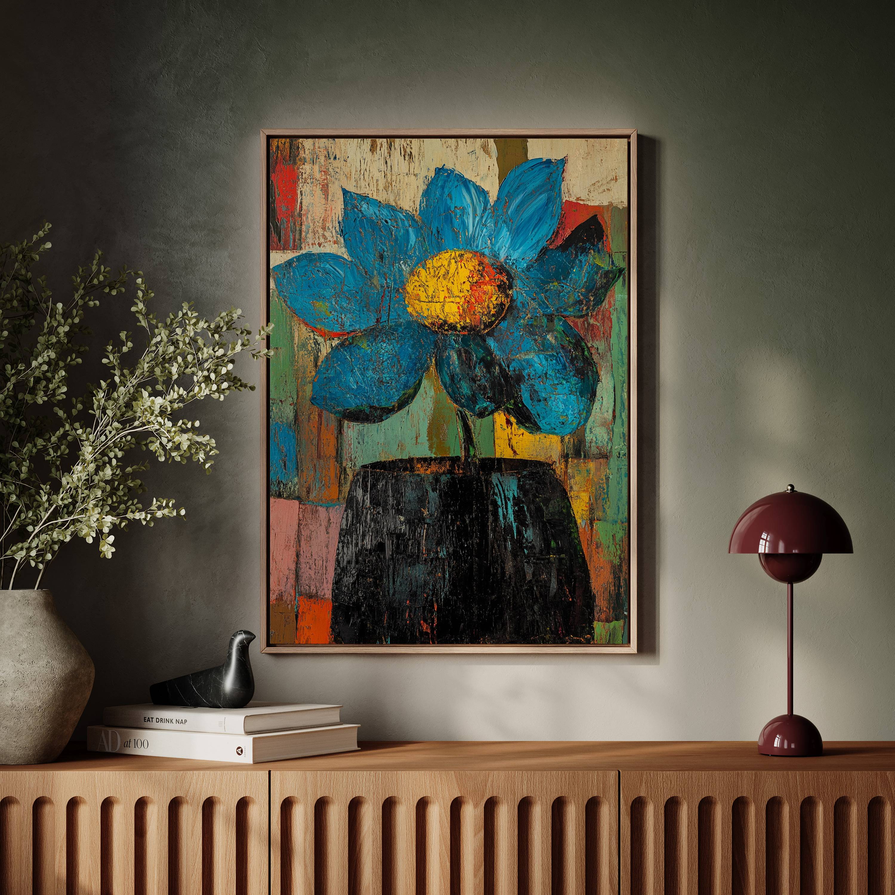 Blue Petals Paint Their Story