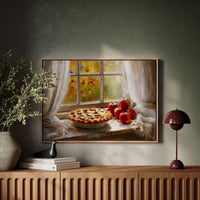 Autumn Pie By Garden Window Light