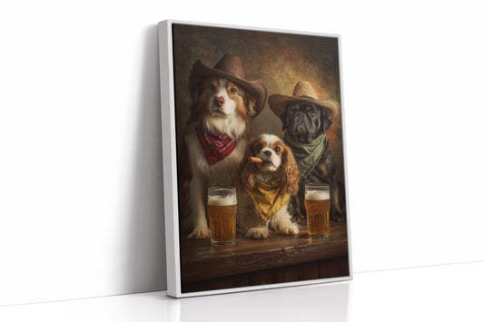 Three Dogs at Sundown Saloon