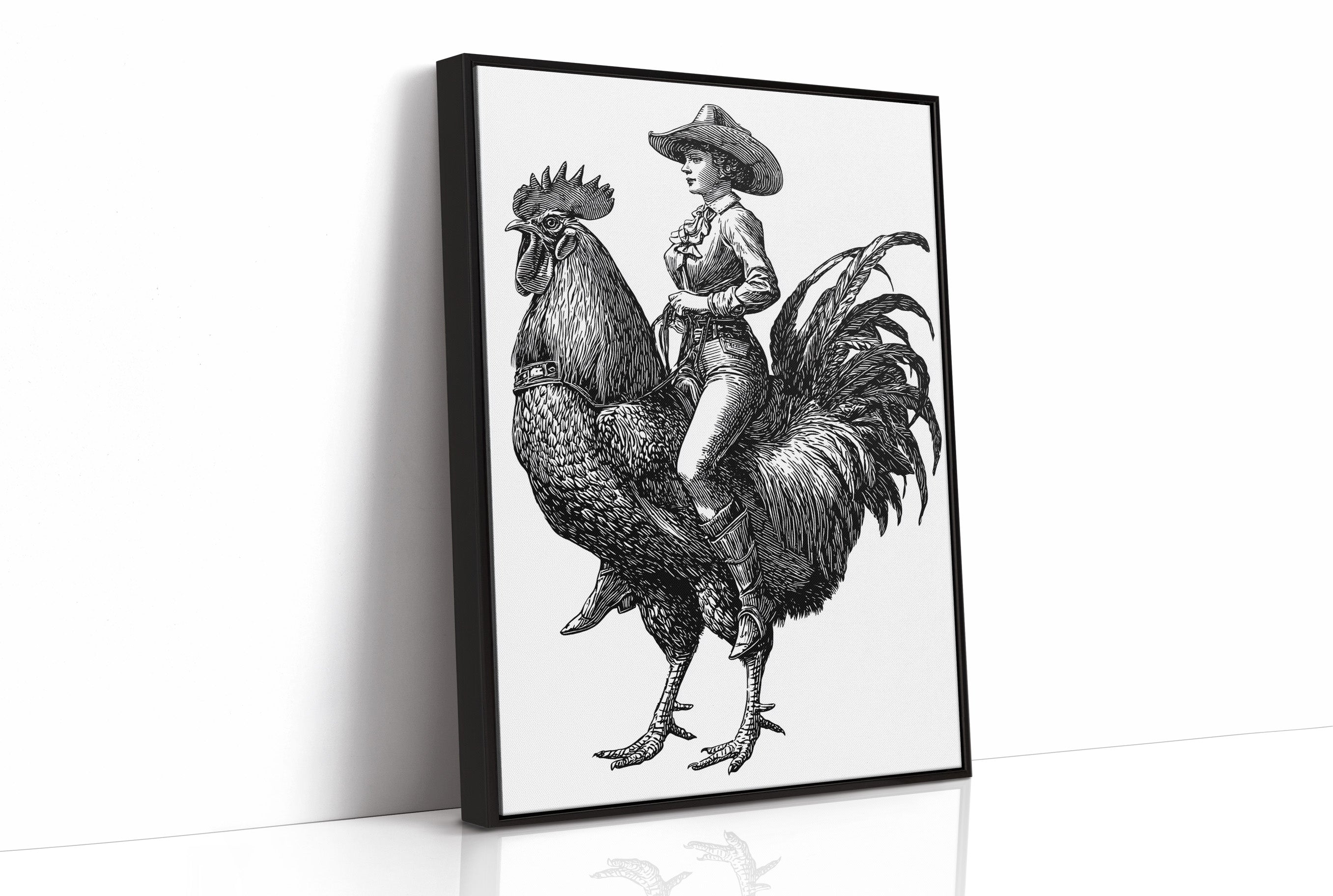 Rooster Ride At High Noon
