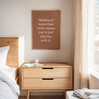 Playful Words Dance In Clay Light