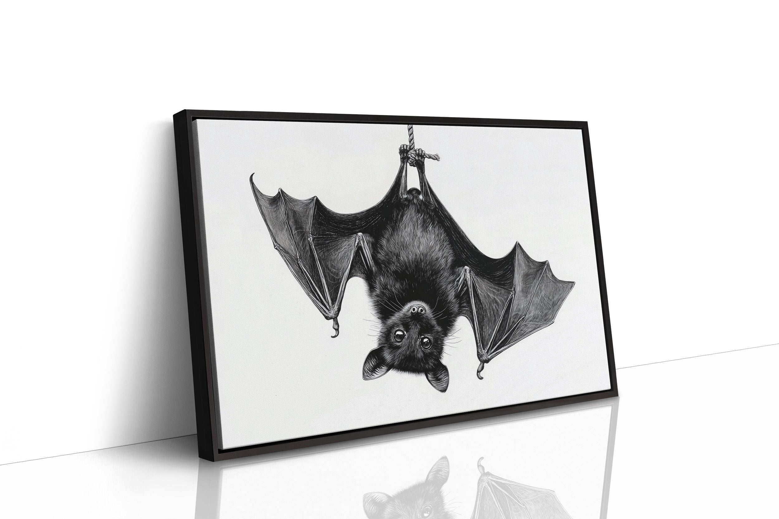 Nocturnal Scholar Hangs Between Pages