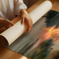 Sunset Lagoon Above Evening Spirits