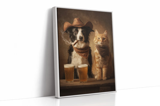 Saloon Companions at Sundown