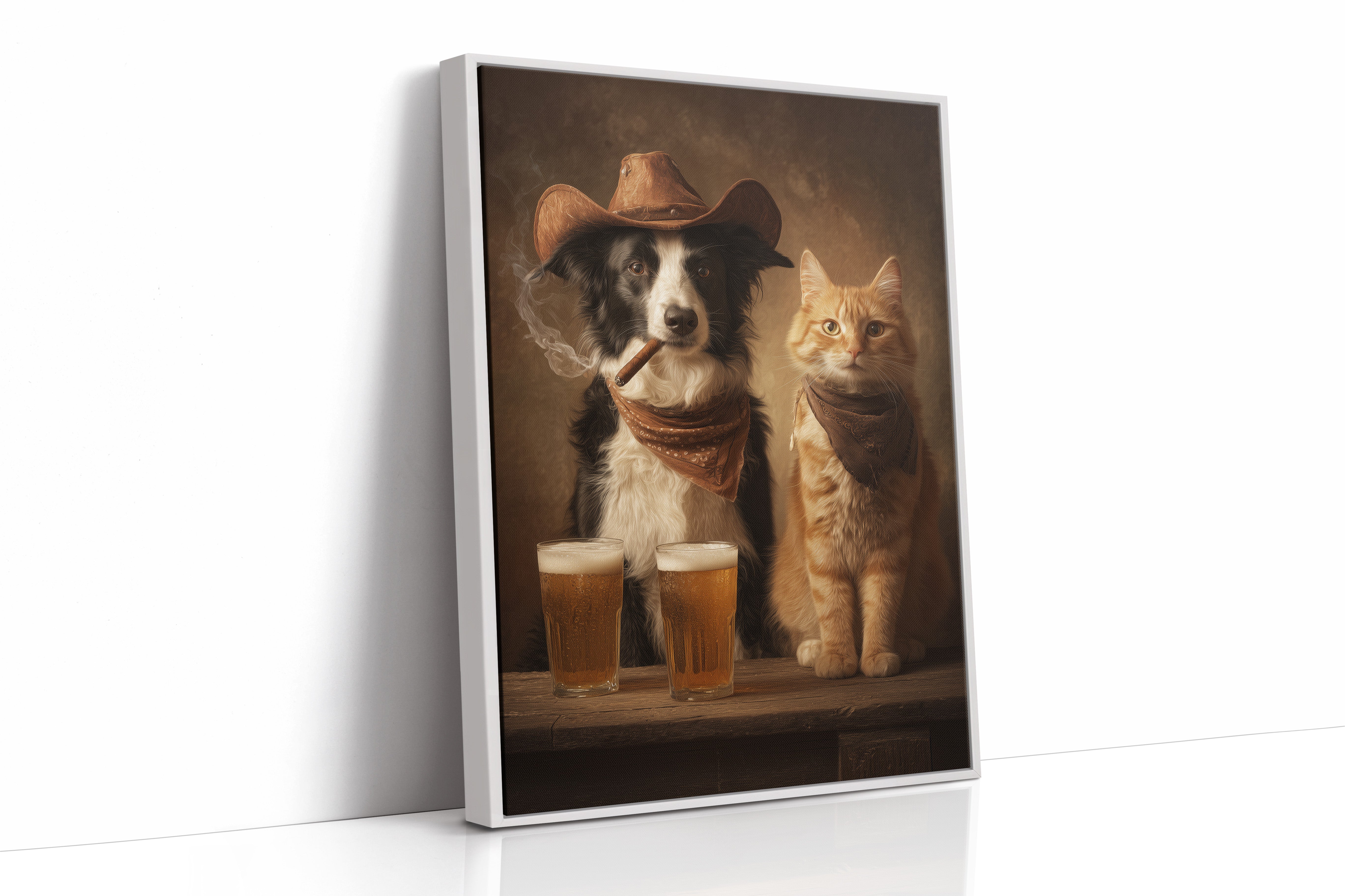 Saloon Companions at Sundown