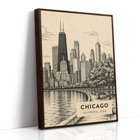 Chicago in Sepia Tones