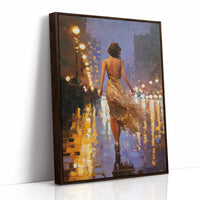 She Walks in City Light