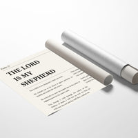 Psalm 23 Editorial Print