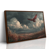Eagle Over the Autumn Valley