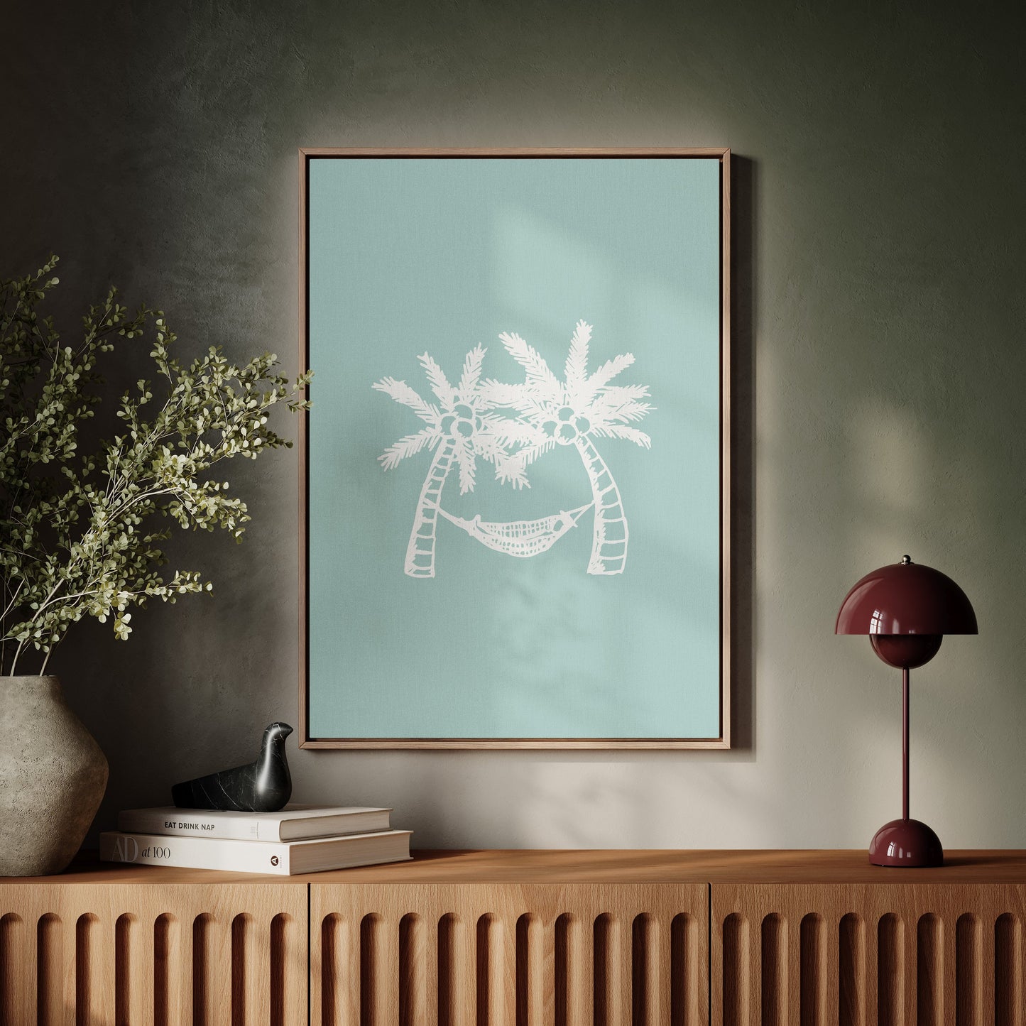 Island Rest Between Gentle Palms