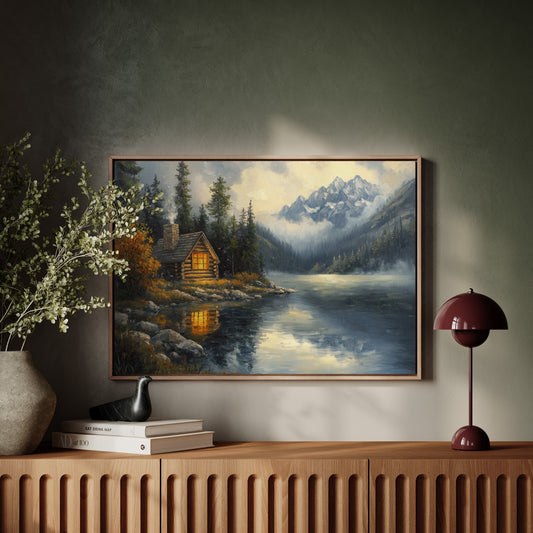 Autumn Light Warms Mountain Waters