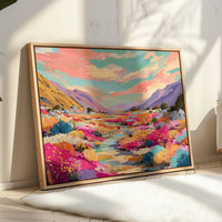 Desert Stream Paints Wild Gardens