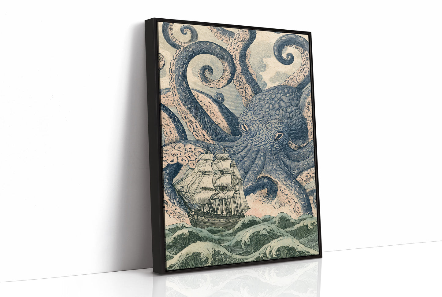 Kraken Versus Tall Ship