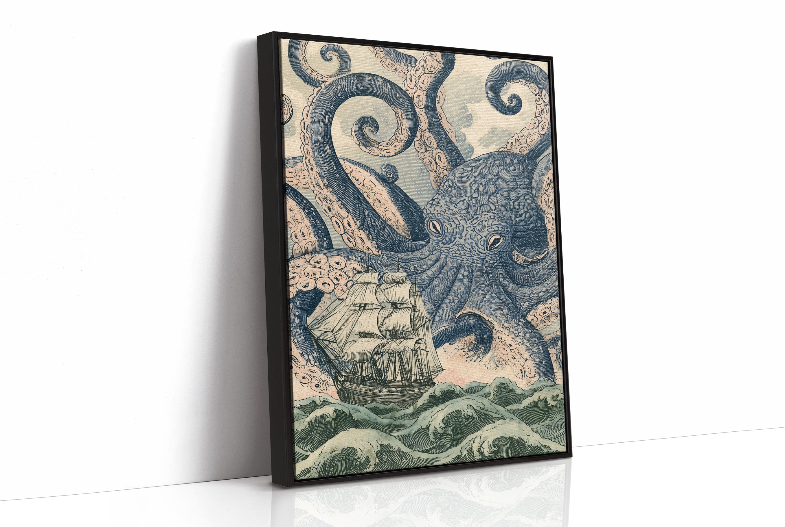 Kraken Versus Tall Ship