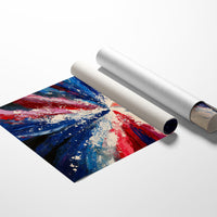 Freedom's Colors Dance At Dawn