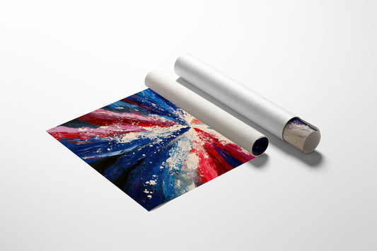 Freedom's Colors Dance At Dawn