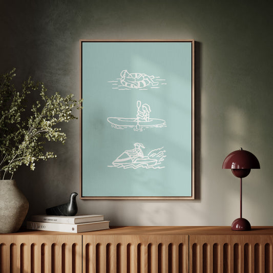 Lake Days Float Through Memory