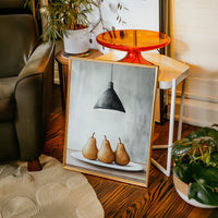 Three Pears Under Industrial Light
