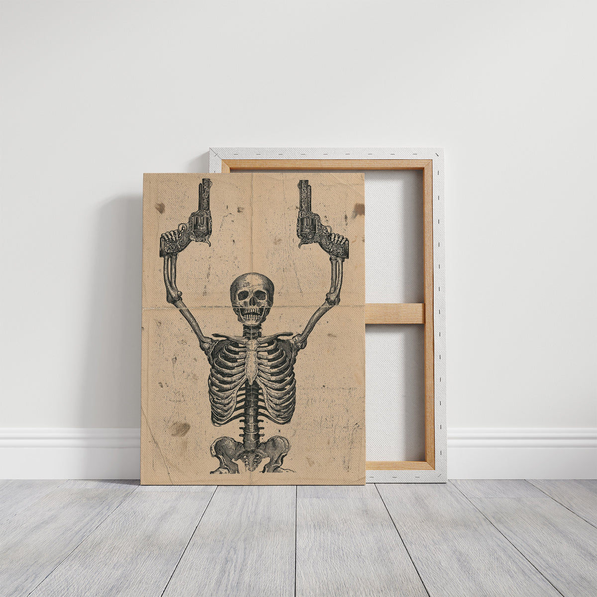 Hands Up: Engraved Skeleton Outlaw