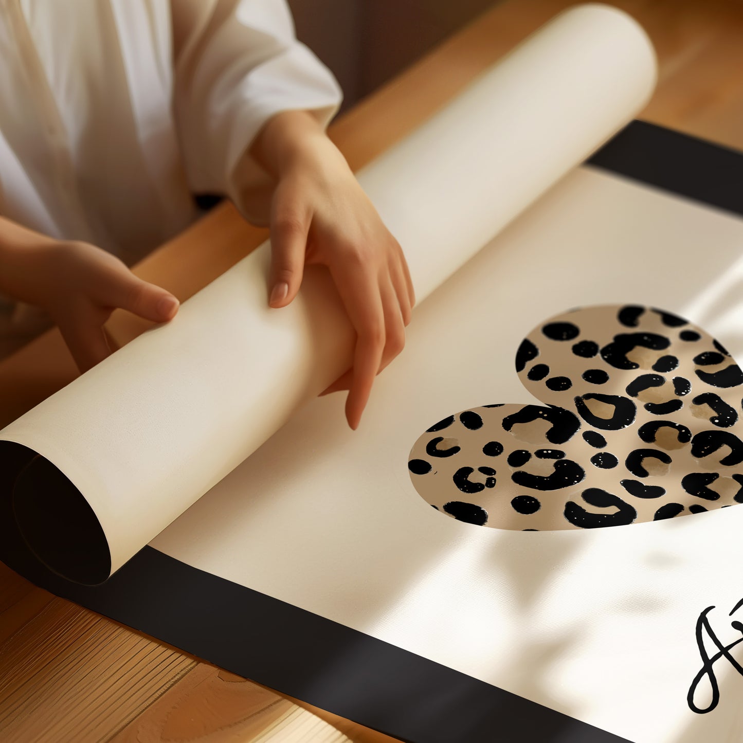 Ace of Hearts, Art of Leopard