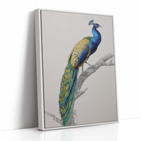 Sapphire Crown On Wooden Canvas