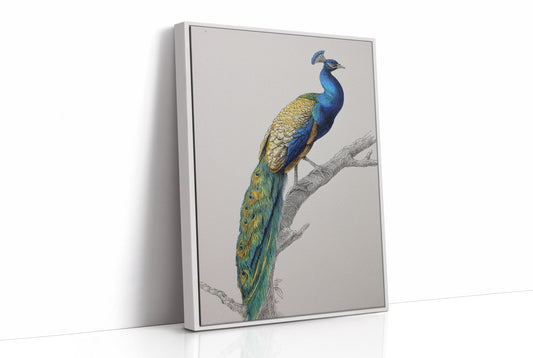 Sapphire Crown On Wooden Canvas