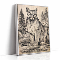 A Mountain Lion's Quiet Vigil