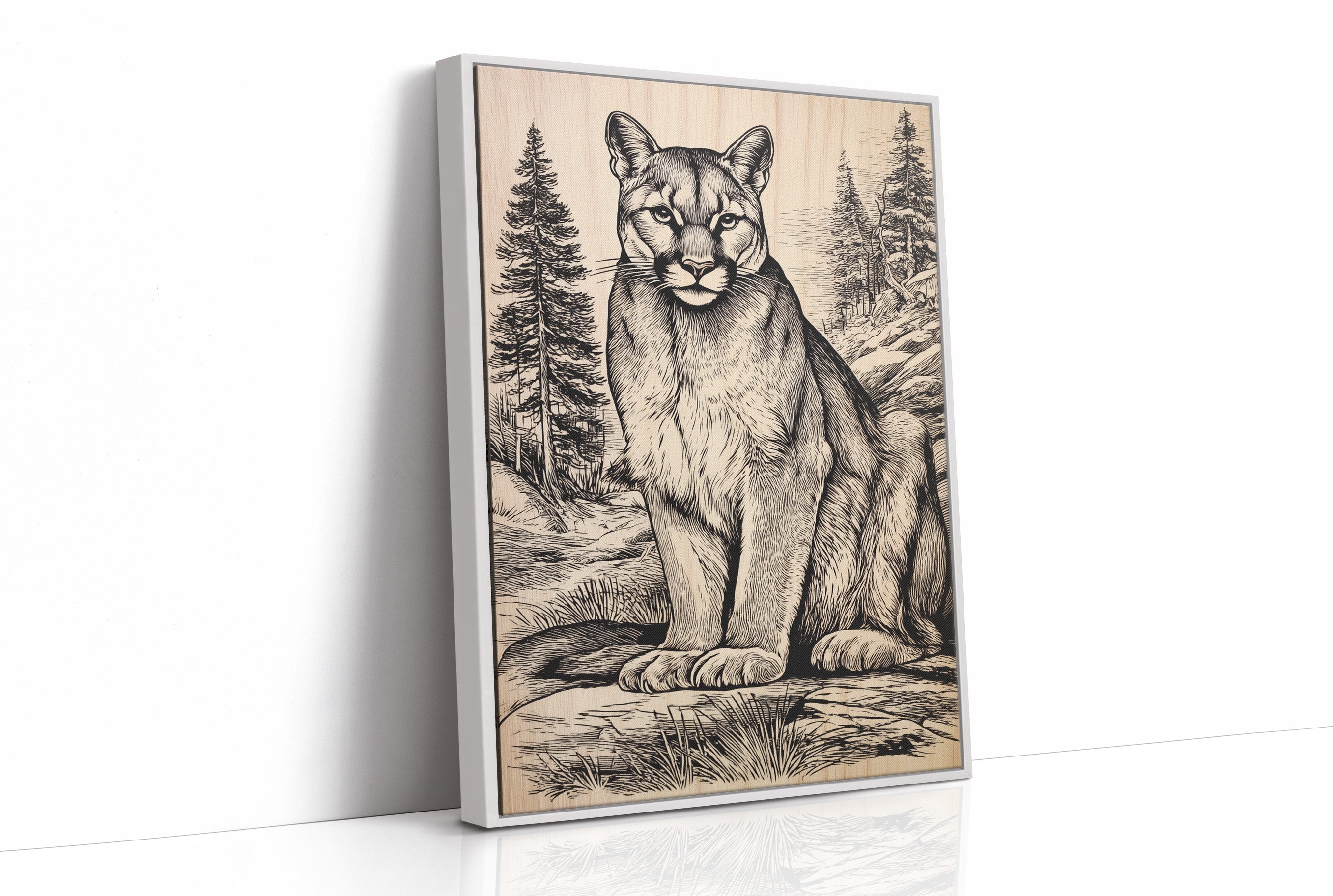 A Mountain Lion's Quiet Vigil