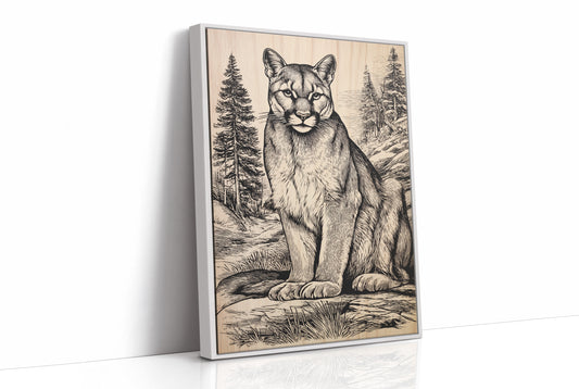 A Mountain Lion's Quiet Vigil