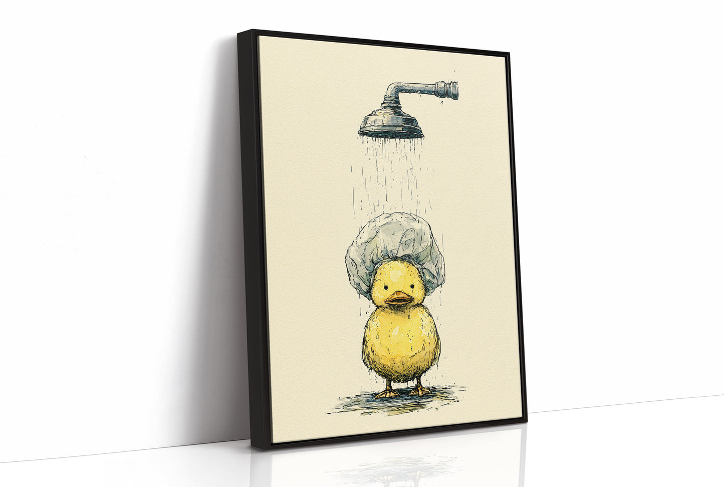 Duckling's Shower Cap Situation