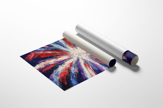 Starburst Symphony In Patriot Colors