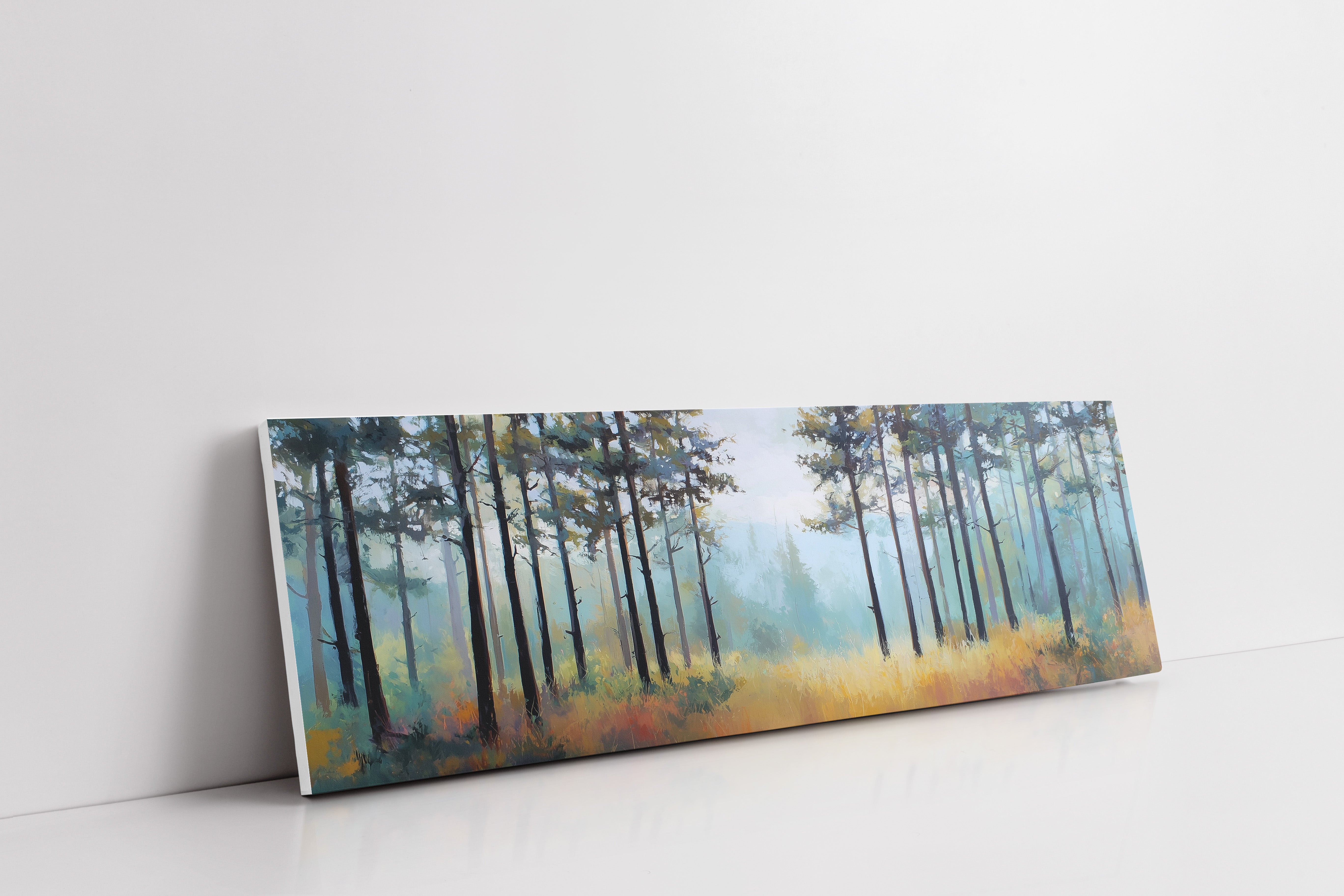 Morning Haze Through the Pines