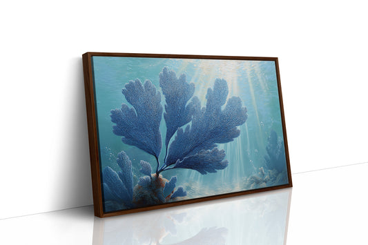 Blue Coral Dances With Light