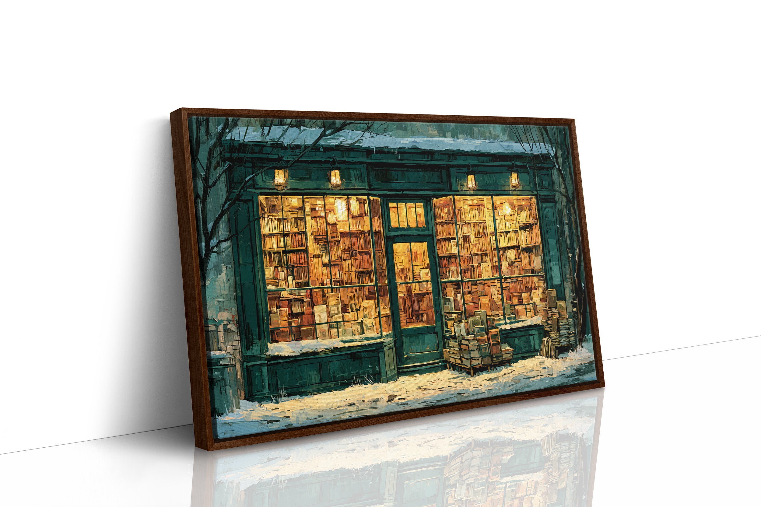Winter Light at the Bookshop