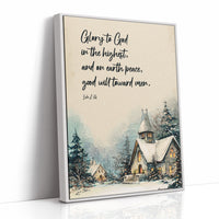 Winter Verse On Wooden Table