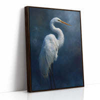 Midnight Watcher Against Indigo Depths