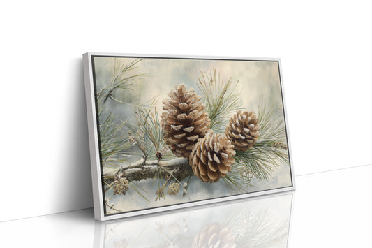 Winter Pinecones Share Gentle Stories