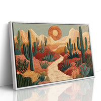 Sundown on the Desert Path