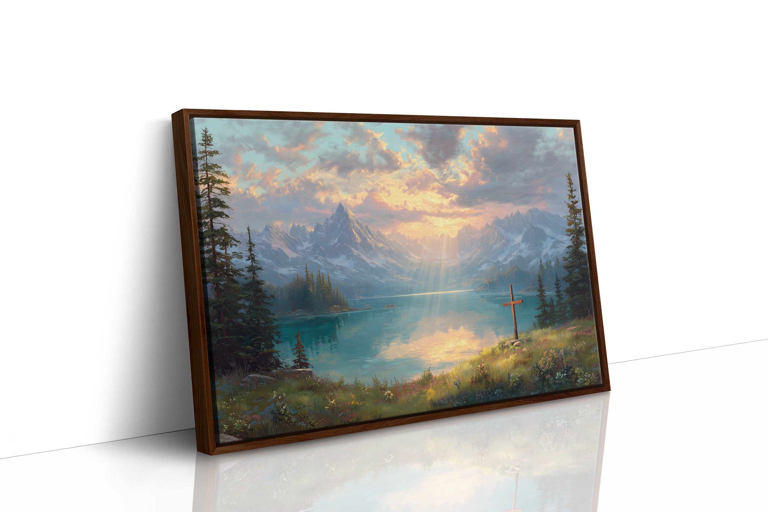 Tranquil Waters Reflect Heaven's Glow