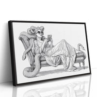 Modern Medusa's Digital Repose