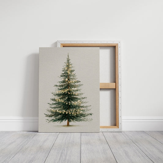 Evergreen Lights Dance Through Winter