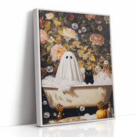JK1360 - Premium Art Print - White Framed Canvas image 1