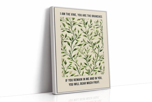 Verdant Words On Wooden Rest