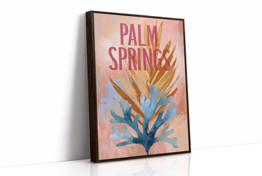 Desert Oasis Beckons In Coral Haze