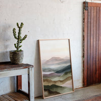 Mountains Breathe in Gentle Hues