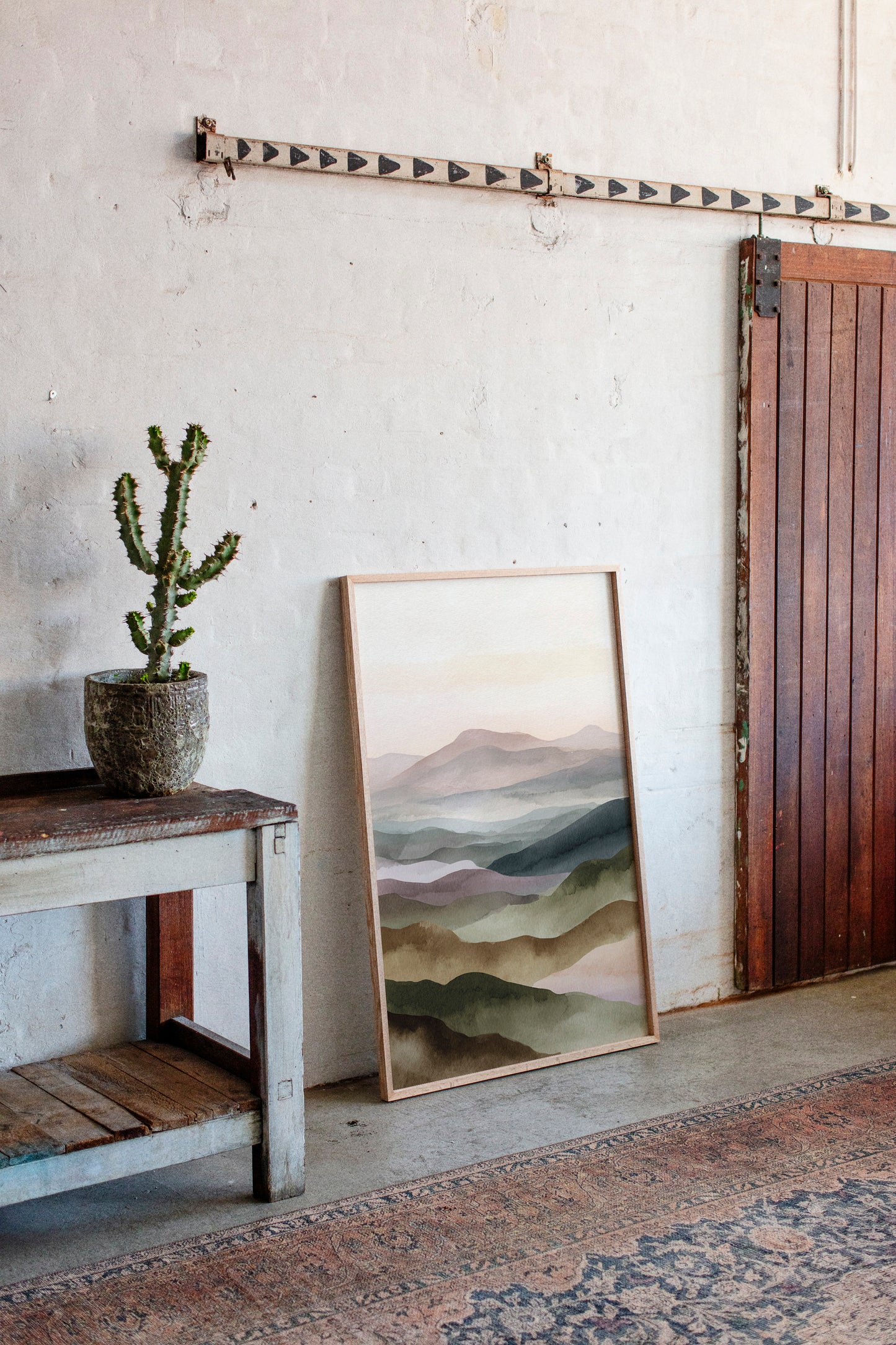 Mountains Breathe in Gentle Hues