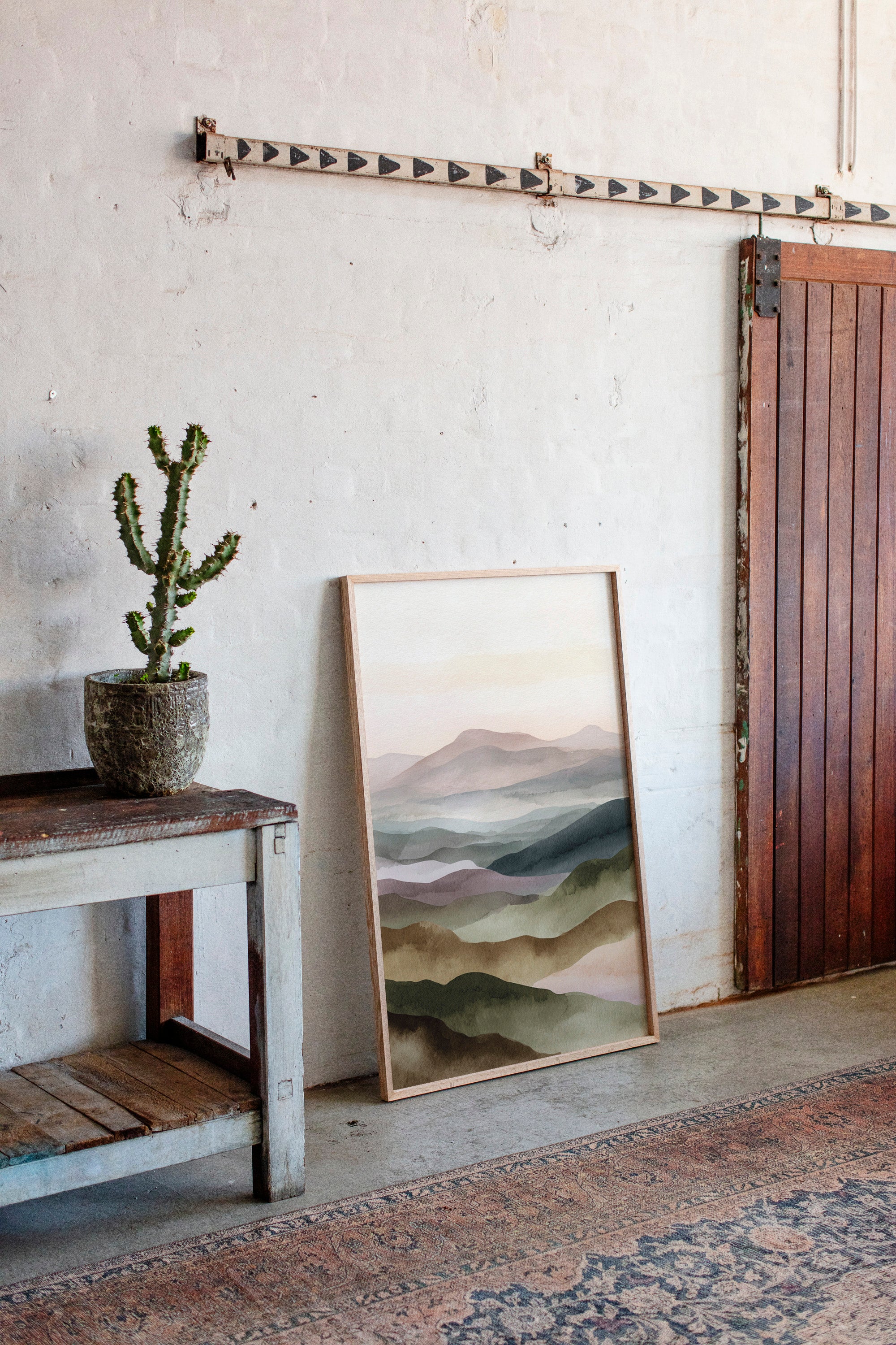 Mountains Breathe in Gentle Hues