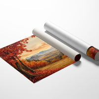 Autumn Maples Frame Mountain Gold